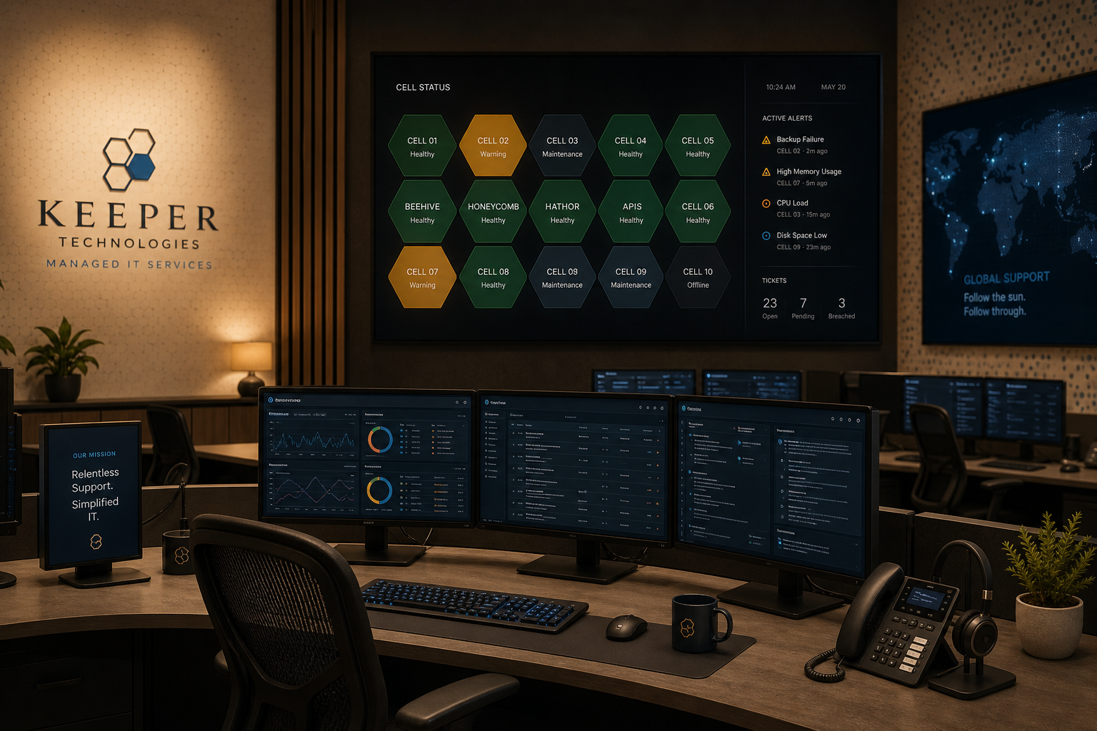 Managed IT services operations outcome